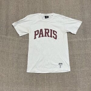 Stussy Paris shirt mens medium small France flag